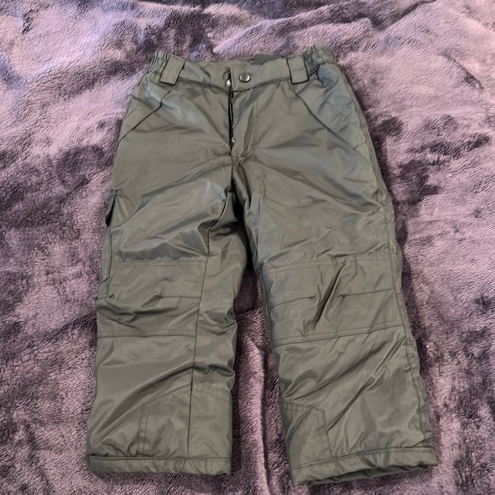Kids black snow pants